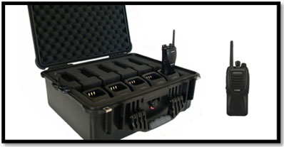 RADIO 446Mhz - Kit Valise 6x (Rent)